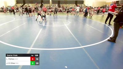 93 lbs Quarterfinal - Landon Pallies, Centurion vs Jayden DeAngelis-Dilea, Pride Wrestling