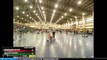 54 lbs Champ Round 1 (16 Team) - Heartleigh Block, Team Montana vs Gradyn Harvey, Idaho 1