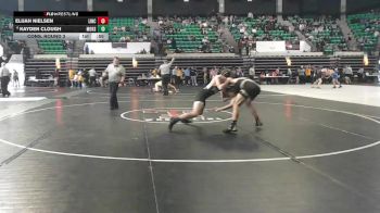5A 144 lbs Cons. Round 3 - Elijah Nielsen, Lincoln vs Kayden Clough, Moody Hs