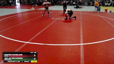 155 lbs Champ. Round 1 - Hunter McFarland, NRHEG vs Declan Williamson, Minnewaska