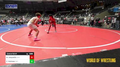 108 lbs Consi Of 32 #1 - Matthew Esqueda, OCRTC vs Zayde Holmes, Cowboy Wrestling Club