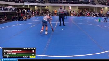 85 lbs 3rd Place Match - Kash Romsos, Cameron vs Giancarlo Makinde, USA Mat Club