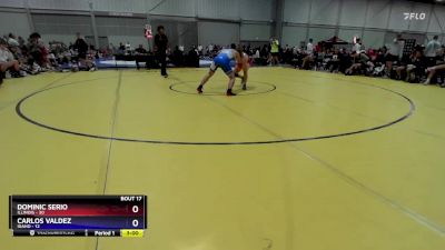 157 lbs Semis & 3rd Wb (16 Team) - Dominic Serio, Illinois vs Carlos Valdez, Idaho