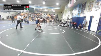 120 lbs Cons. Round 4 - Ivan Gopar, Santa Monica vs Alex Ruiz, Corona