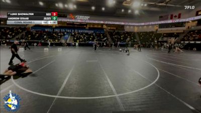 144 lbs Cons. Round 1 - Andrew Staab, Joliet (Catholic Academy) vs Luke Showalter, Hampton-Dumont-CAL