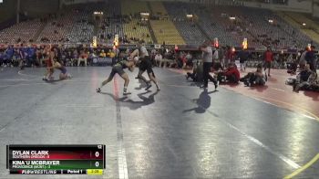 133 lbs 2nd Wrestleback (16 Team) - Kina`u McBrayer, Providence (Mont.) vs Dylan Clark, Southern Oregon