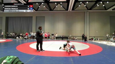 81 lbs Champ. Round 1 - Casson Badillo, FL vs Sascha Trujillo, GA
