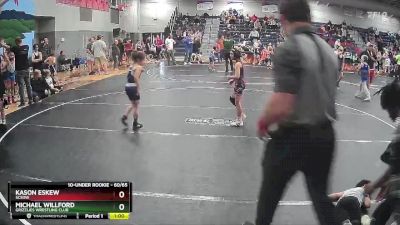 60/65 Round 2 - Michael Willford, Grizzlies Wrestling Club vs Kason Eskew, SCSOW