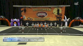 Cheer Coast Tropics - Youth JAWS [2025 L2 Youth - Flex - D2 Day 1] 2025 Cheer Power San Antonio Halloween Challenge