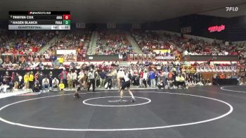 144 lbs Quarterfinal - Hagen Blanck, Paola Hs vs Tristen Cox, Andale