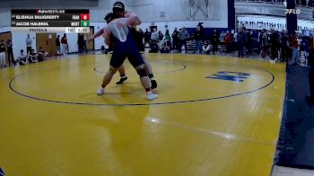 285 lbs Pigtails - Elishua Daugherty, Franklin Regional vs Jacob Halbedl, Montour