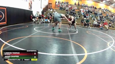 215 lbs Quarterfinal - JAIDEN SHAFFER, Madison vs Landon Thomas, Hillsdale