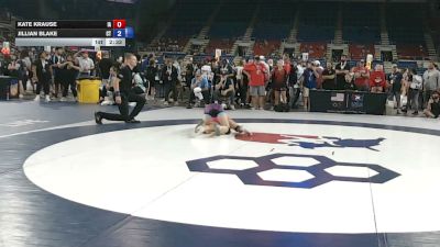 120 lbs Champ. Rd Of 64 - Kate Krause, Iowa vs Jillian Blake, Connecticut