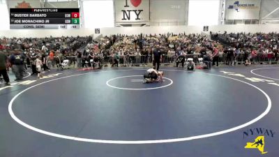 94 lbs Cons. Semi - Joe Monachino Jr, Greece Storm Wrestling vs Buster Barbato, District 3 Wrestling