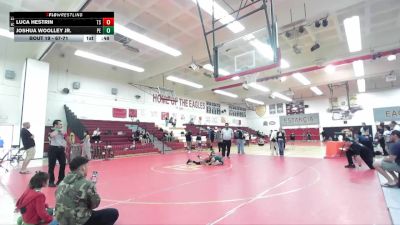 67-71 lbs Round 2 - Joshua Woolley Jr., Poway Elite vs Luca Hestrin, Team SoCal