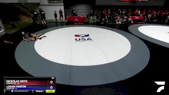 114 lbs Round 1 (10 Team) - Nickolas Ortiz, SDIKWA-GR vs Logan Martin, SJWA-GR