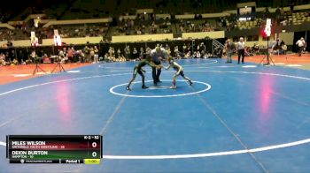 52 lbs Cons. Round 2 - Deion Burton, Hampton vs Miles Wilson, Smithfield Youth Wrestling