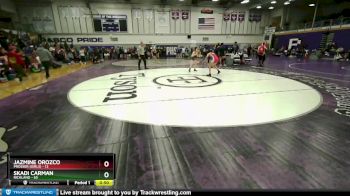 100 lbs Cons. Round 5 - Jazmine Orozco, Prosser (Girls) vs Skadi Carman, Richland