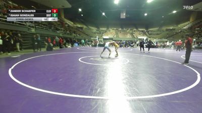 144 lbs Consolation - Zander Schaefer, Clovis vs Isaiah Gonzales, South