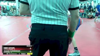 110 lbs Round 2 (6 Team) - Mert Ozturk, Vougar`s Honors vs Mason Cunningham, PA Alliance