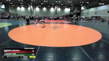 106 lbs Champ. Round 1 - Landon Lane, St. Michael The Archangel Catholic vs Kenneth Nichols, Klein