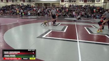 SPW-7 lbs Cons. Semi - Nash Osmundson, Knights Wresting Club vs Owen Erger, Alburnett Mat Pack