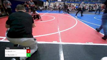 36 lbs Quarterfinal - Dilynn Burch, Dark Cloud Wrestling Club vs Ridge Reynolds, Salina Wrestling Club