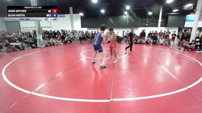 155 lbs John Snyder, Maryland vs Elias Motta, Minnesota Blue