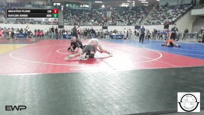 108 lbs Round Of 16 - Braxton Plunk, Coweta vs Kaylor Jones, Norman North
