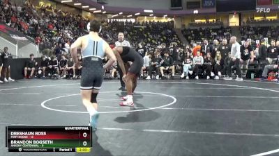 215 lbs Quarterfinal - Dreshaun Ross, Fort Dodge vs Brandon Bogseth, Ankeny Centennial