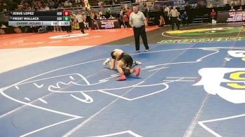 Champ. Round 1 - Josue Lopez, Douglas County West vs Frost Wallace, Gering