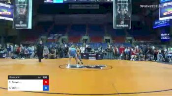 122 lbs Consi Of 4 - Camryn Brown, Connecticut vs Savannah Witt, Pennsylvania