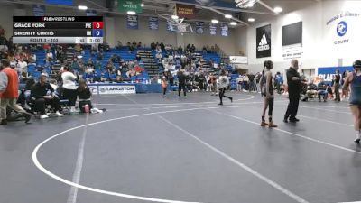 103 lbs Champ. Round 1 - Grace York, Presbyterian vs Sirenity Curtis, Lincoln Memorial