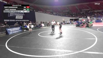 4A Boys 113 lbs Champ. Round 1 - Riley Vaughan, Sweet Home Boys vs Tripp Cunningham, Henley Boys