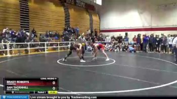 152 lbs Cons. Round 4 - Sam Thornhill, Rock Springs vs Brady Roberts, Evanston