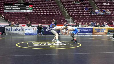 114 lbs Consi 1 - Mason Messner, Cocalico vs Andrew Alexander, Mifflin County