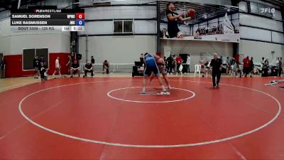 125 kg Champ. Round 1 - Samuel Sorenson, West Point Wrestling Club vs Luke Rasmussen, Jackrabbit Wrestling Club