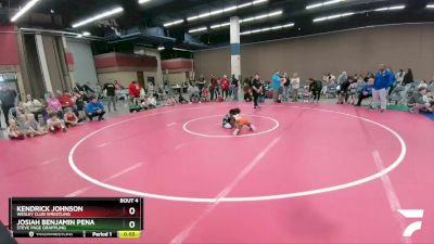 62 lbs Round 1 - Josiah Benjamin Pena, Steve Page Grappling vs Kendrick Johnson, Wesley Club Wrestling