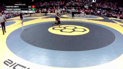 D2-126 lbs Semifinal - Sawyer Smith, Perkins vs Gradey Harding, Galion