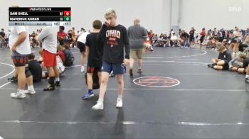 68 lbs Round 6 (8 Team) - Sam Shell, MF Purge vs Maverick Koran, Level Up Wrestling