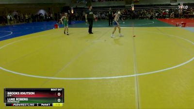 85 lbs Cons. Round 2 - Brooks Knutson, K-M vs Luke Roberg, Paynesville