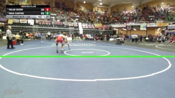 120 lbs Champ. Round 1 - Max Carter, Norton Community HS vs Silas Good, Caney Valley HS