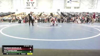 85 lbs Quarterfinal - Max Hanselman, Grain House Grapplers Wrestling Club vs Taurean Nicholas Jr, Long Beach Gladiators Wrestling