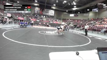2A 157 lbs Semifinal - Matt Whitaker, Millard vs Alexander Williams, Beaver