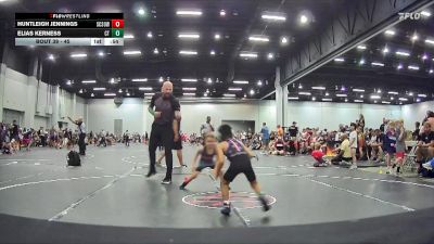 45 lbs Semifinal - Huntleigh Jennings, South Carolina School Of Wrest vs Elias Kerness, Chagolla Trained Wrestling