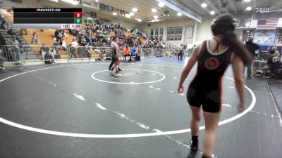 100 lbs Cons. Round 6 - Riley Rivera, Elsinore vs Serena Covarrubias-Aranda, Chaffey