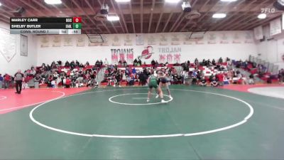 130 lbs Cons. Round 7 - Marley Carr, Boise vs Shelby Butler, Eagle