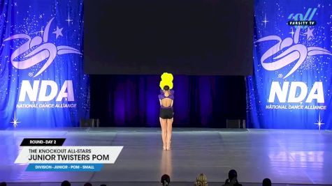 The Knockout All-Stars - Junior Twisters Pom [2025 Junior - Pom - Small Day 2] 2025 NDA All-Star National Championship