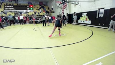 138 lbs Semifinal - Blaike Ivie, Salina vs Liyah Tennial, Union Girls JH