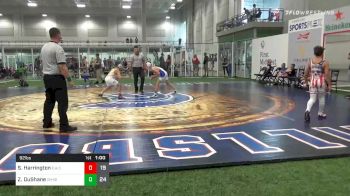 92 lbs Semifinal - Sam Harrington, Elite Athletic Club DZ vs Zeke DuShane, Youngbloods